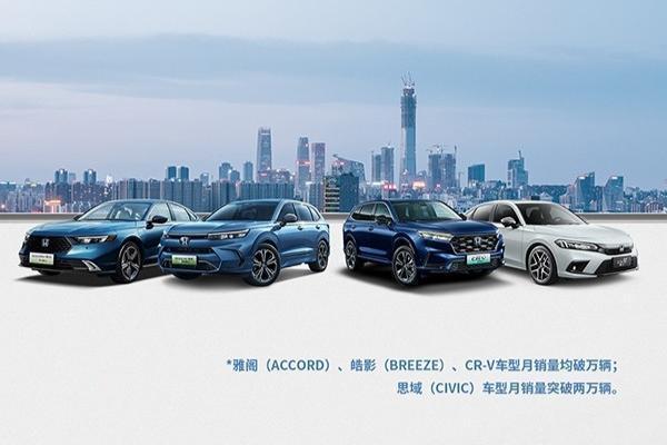 Honda中国2023年9月汽车销量同比增长8.5%