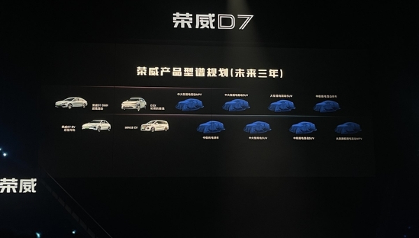 上汽荣威D7正式上市 售12.18万起 未来3年推8款新车