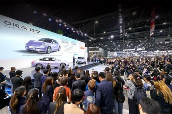 长城汽车亮相第40届泰国车博会 欧拉闪电猫泰国重磅上市！