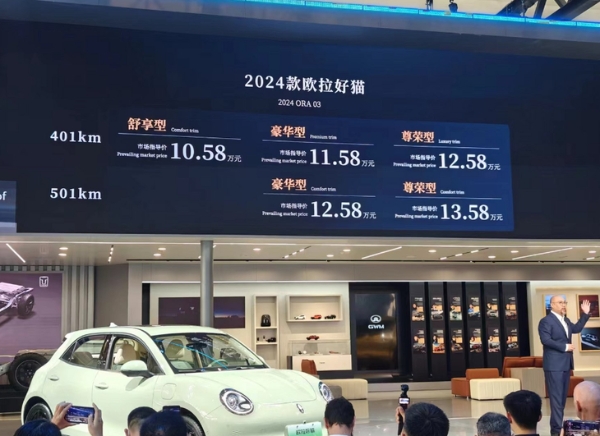 2024北京车展：10.58万起 新款欧拉好猫上市
