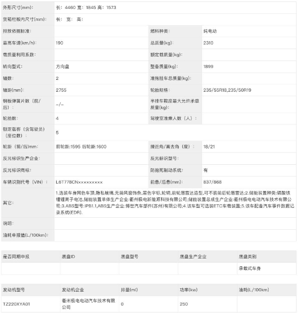 领克Z20申报信息曝光，10月海外首发