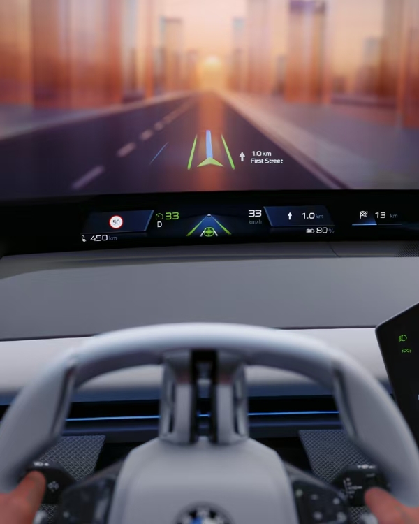 宝马新世代iX3量产版BMW首创全景iDrive