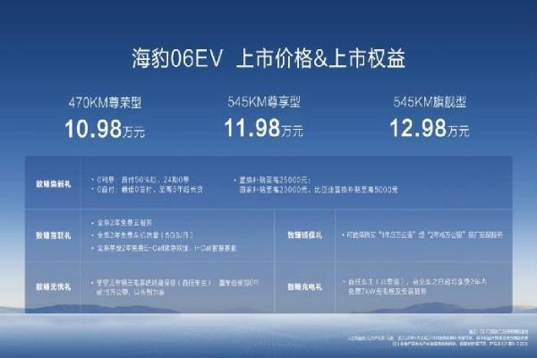 比亚迪全新家用轿跑！海豹06EV上市售价10.98万元~12.98万元