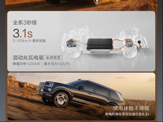6C快充+兆瓦电驱 极氪9X简直就是个数值怪！