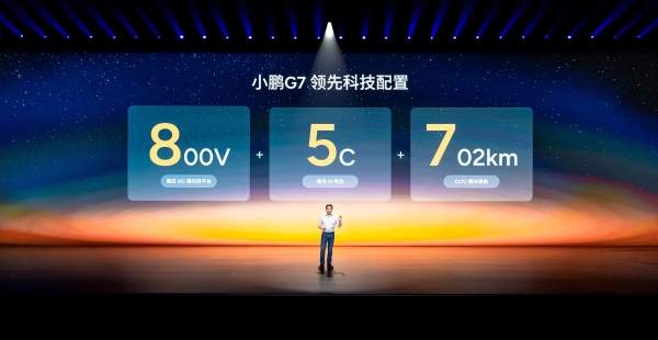 全球首款L3级算力AI汽车小鹏G7正式上市,19.58万元起售