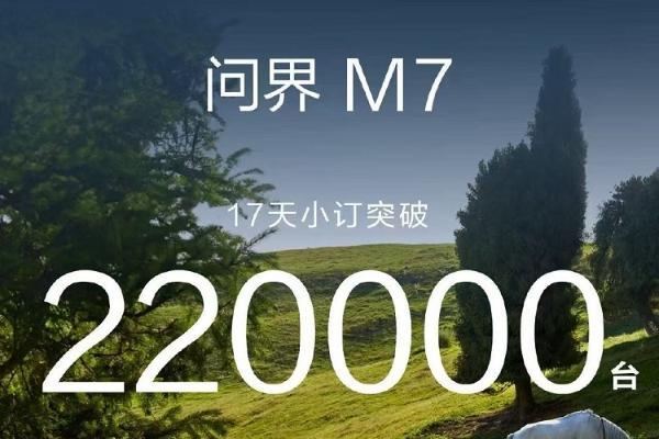 问界M7小订突破22万辆！ AITO服务中心：营业到凌晨！