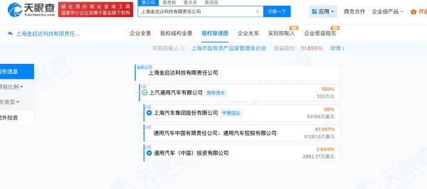 加强本土化？上汽通用成立零部件企业