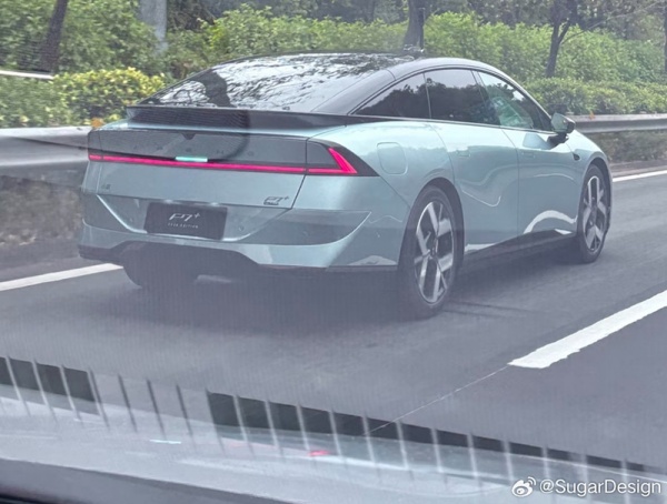 小鹏P7+增程版实车图曝光 搭载1.5T增程动力