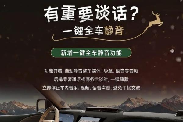 仰望开启冬季OTA升级，可语音控制防晕车、座椅记忆等