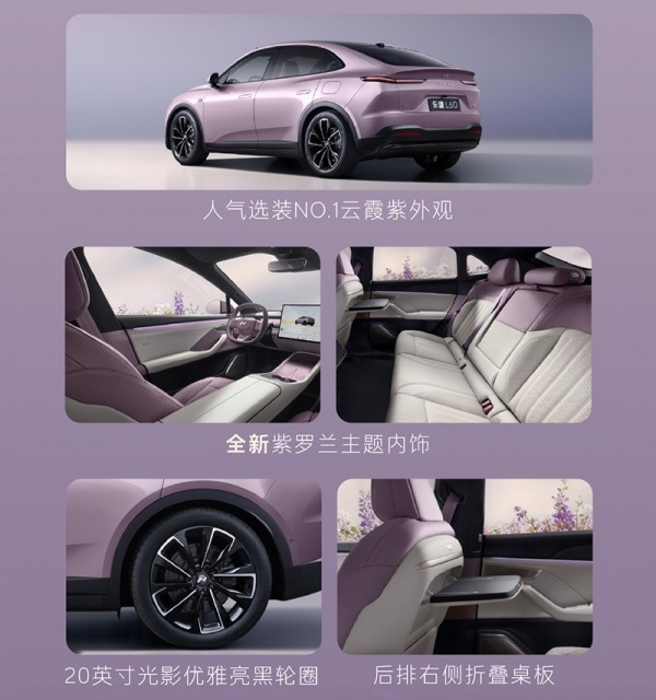 乐道L60紫罗兰版上市 售价21.49万