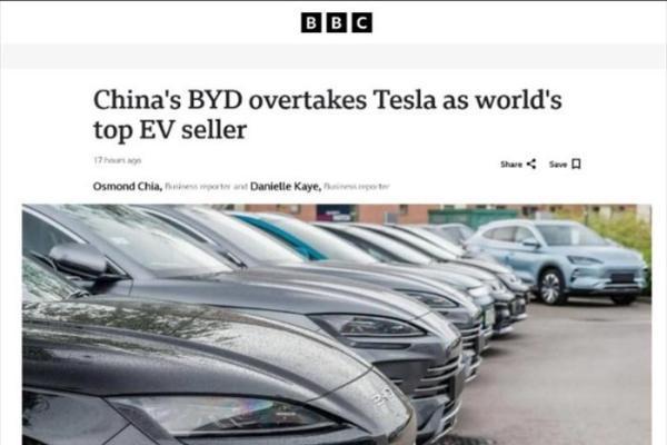超越特斯拉！比亚迪问鼎2025年全球纯电销量冠军