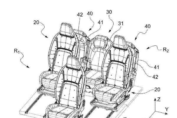 Stellantis集团申请座椅专利 前后排各三个座椅