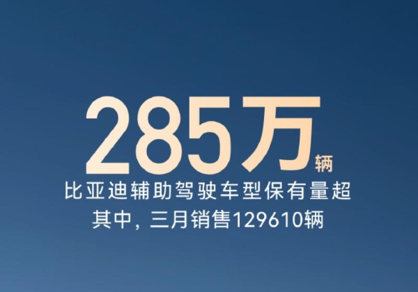 李云飞公布比亚迪辅助驾驶保有量超285万辆