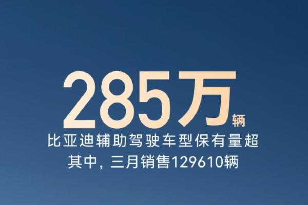 李云飞公布比亚迪辅助驾驶保有量超285万辆