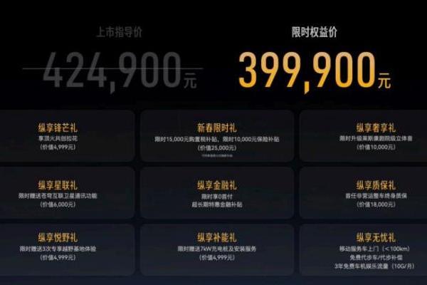 鸣镝破空 锋芒登场！纵横G700顶火鸣镝版正式上市限时权益价39.99万元 