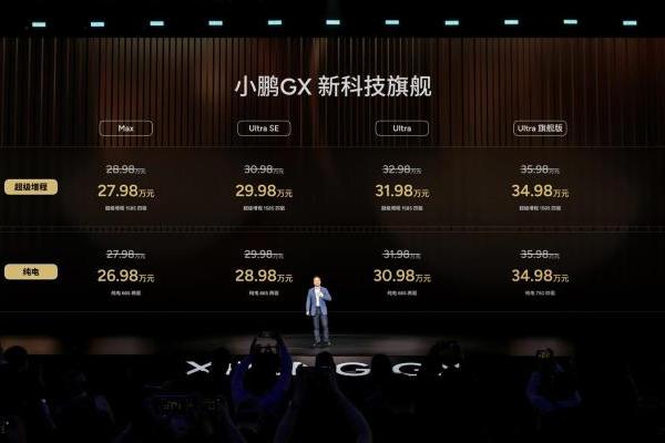 26.98万起售，小鹏GX改写全尺寸SUV价值标尺