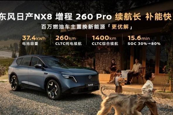 15万级合资燃油SUV颠覆者，东风日产NX8增程260Pro上市限时权益价15.99万元
