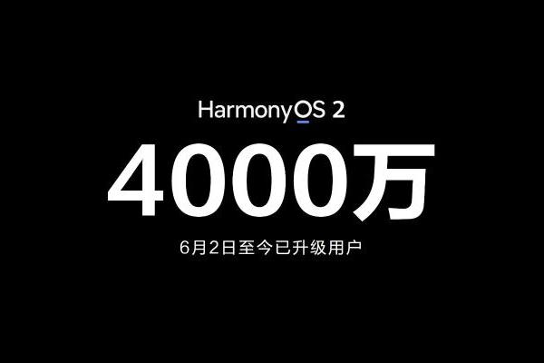 华为HarmonyOS用户突破4000万，平均每秒8个用户升级