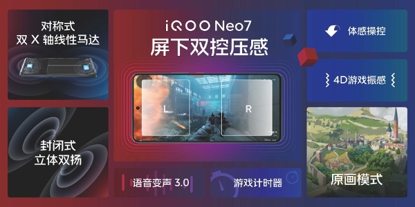 定义游戏体验黄金三角：iQOO Neo7发布，2699元起