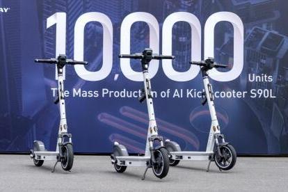 发布仅3个月，九号公司旗下智能电动滑板车S90L实现1万辆批量下线