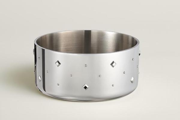 爱马仕新上架2万不锈钢狗碗