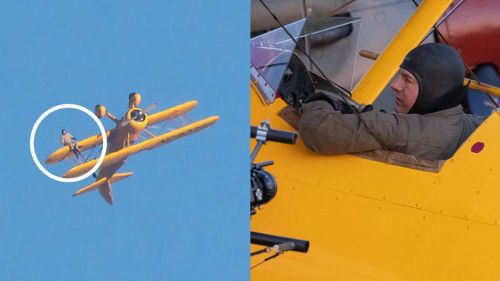 59岁阿汤哥拍《碟中谍8》再玩命 上演2000英尺高空惊险特技