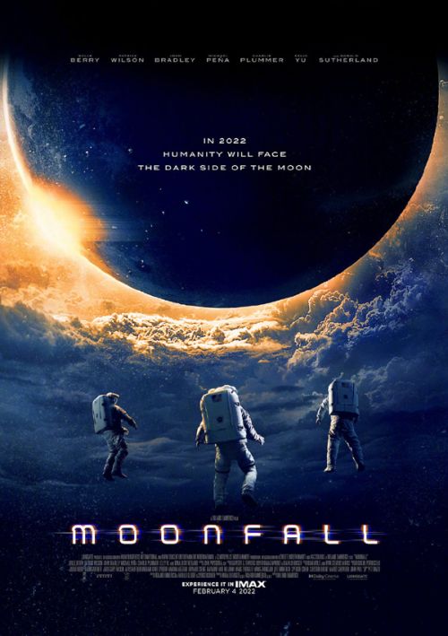 罗兰·艾默里奇执导科幻灾难惊悚片《月球坠落》发布新海报