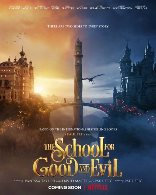 查理兹·塞隆和凯丽·华盛顿新片《善恶学校》曝海报 善与恶光明与黑暗