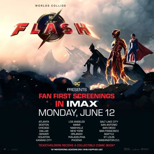 电影《闪电侠》6月12日美国IMAX影院提前点映