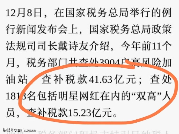 半个娱乐圈沦陷？税务部门通报，1818名明星网红被查，已补税15亿