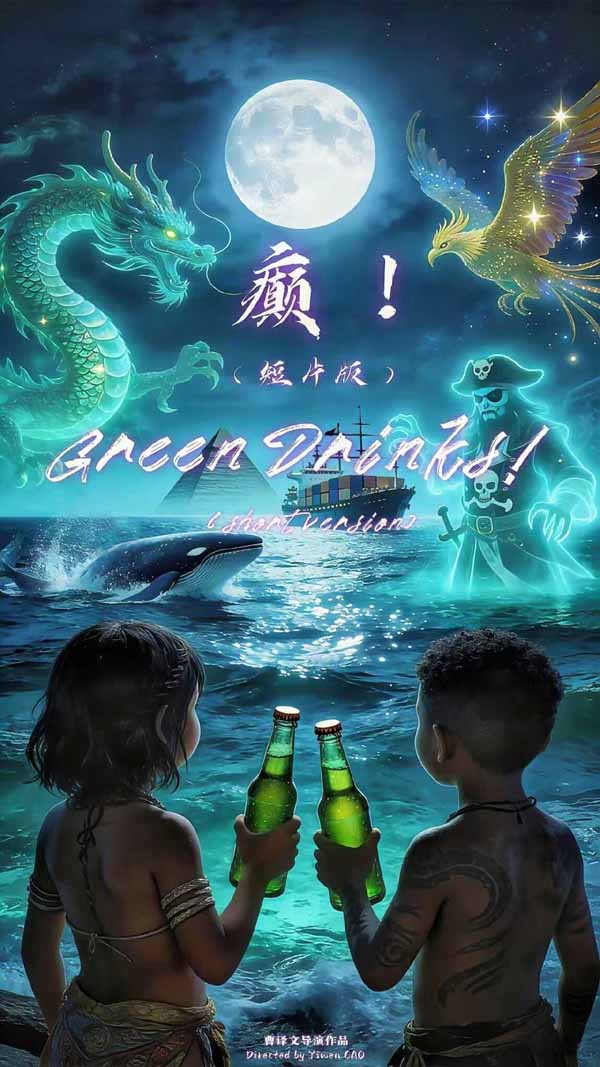 戛纳紫毯见证中国AI影像力量！导演曹译文《癫！》入围世界AI电影节“第八艺术奖”