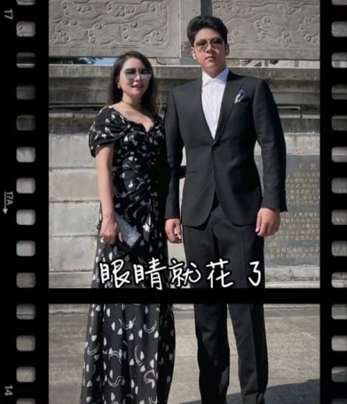 郭涛晒儿子成长纪录片，14岁石头身高已超妈妈，身材健壮阳光帅气