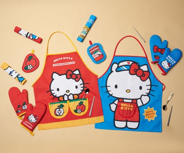 全联集点送Hello Kitty！9款居家生活料理小物，造型盘碟组、围裙手套全部超可爱！