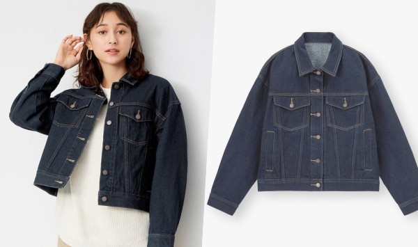 落肩最显瘦？深浅色「牛仔外套穿搭」女子专属图鉴，levis、UNIQLO…外套品牌推荐一次看