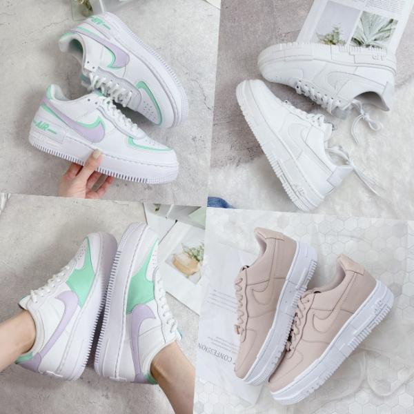 Nike AF1长腿经典鞋！韩妹必收Air Force 1 Shadow、Air Force 1 '07...年度清单一次看