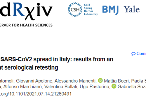 新冠溯源再有发现！研究显示：意大利早在19年10月已有新冠病毒传播 