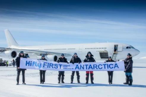 创造历史！190吨重的空客A340飞机首次降落南极 