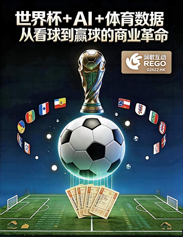 世界杯+AI+彩票：润歌互动押注千亿体育数据赛道，一场从看球到赢球的商业革命