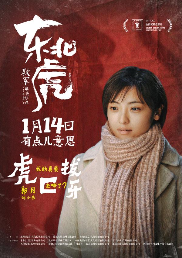 黑色幽默片《东北虎》曝光态度版海报 章宇马丽演技碰撞火花惊艳_久之资讯_久之网