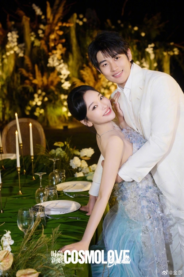 从全网嘲到全网哭！金莎孙丞潇婚纱照太好嗑