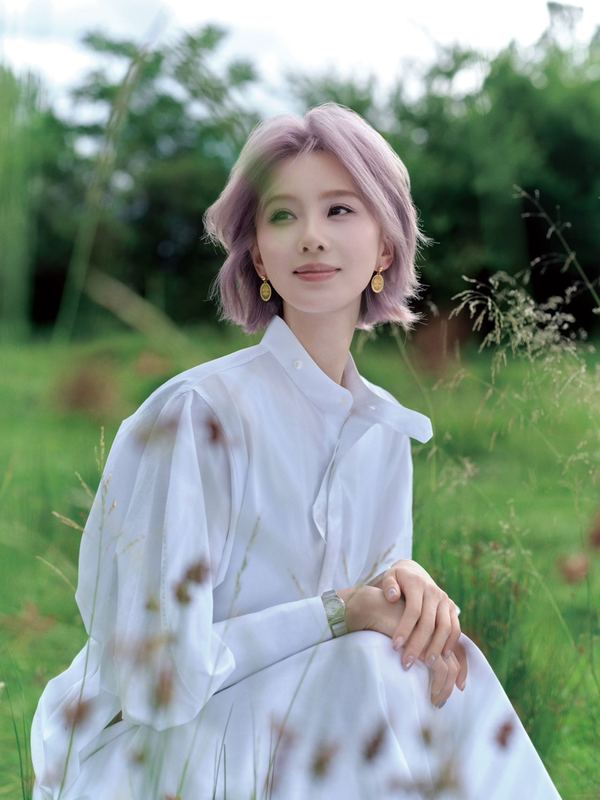 刘诗诗粉紫短发惊艳慢人节!提名百花女配得奖呼声最高