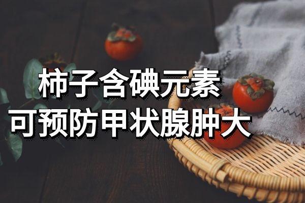 你喜欢吃柿子吗，知道柿子的功效与作用有哪些吗？