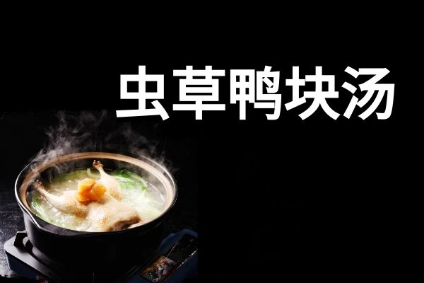 虫草鸭块汤