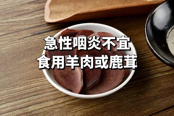 不宜吃羊肉、鹿茸