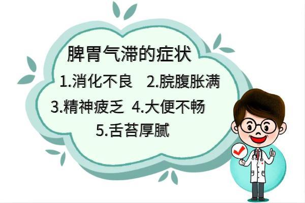 脾胃气滞的症状有哪些？