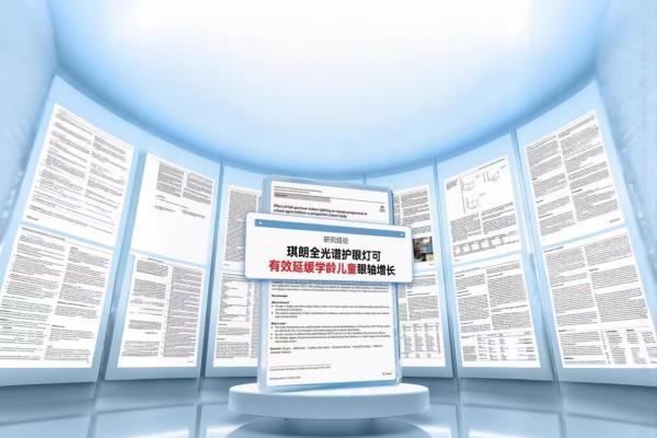 行业首个真人临床研究登国际期刊：《琪朗全光谱护眼灯被证实可延缓学龄儿童眼轴增长》 