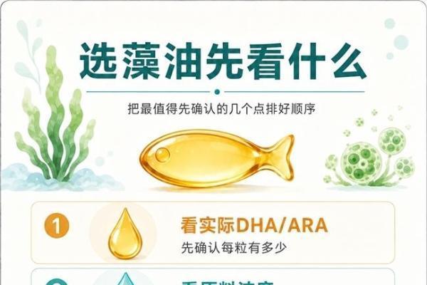 DHA藻油产品差异有多大｜不同品牌标签信息对照分析 