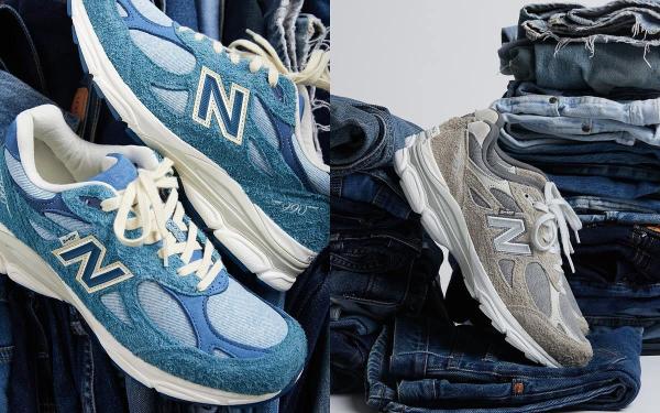 LEVI’S X NEW BALANCE联名爆款球鞋即将发售！经典990v3低调米灰、湖蓝，鞋迷赶紧冲！