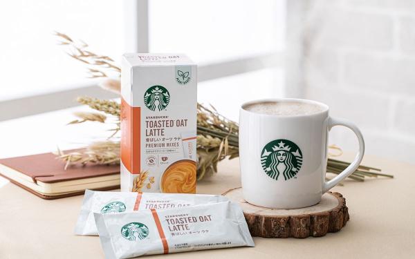 Starbucks星巴克特选「燕麦拿铁」浅烘焙咖啡结合细致燕麦，超香浓！