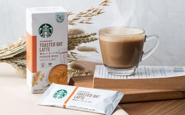 Starbucks星巴克特选「燕麦拿铁」浅烘焙咖啡结合细致燕麦，超香浓！